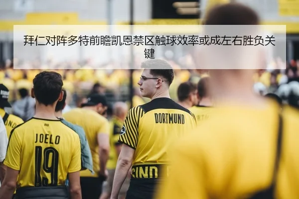 拜仁对阵多特前瞻凯恩禁区触球效率或成左右胜负关键